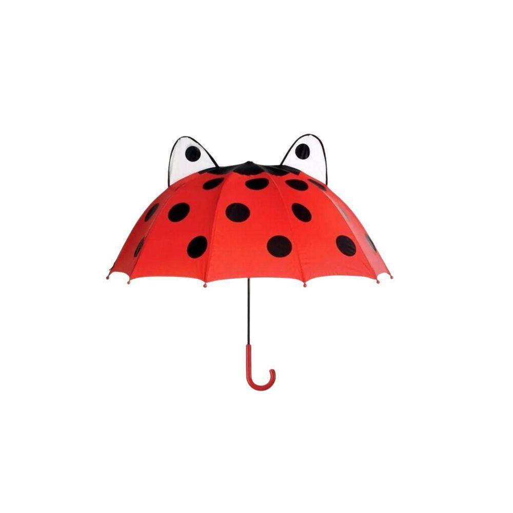 Guarda-Chuva Infantil Bichinhos Automatico Apito Vermelho