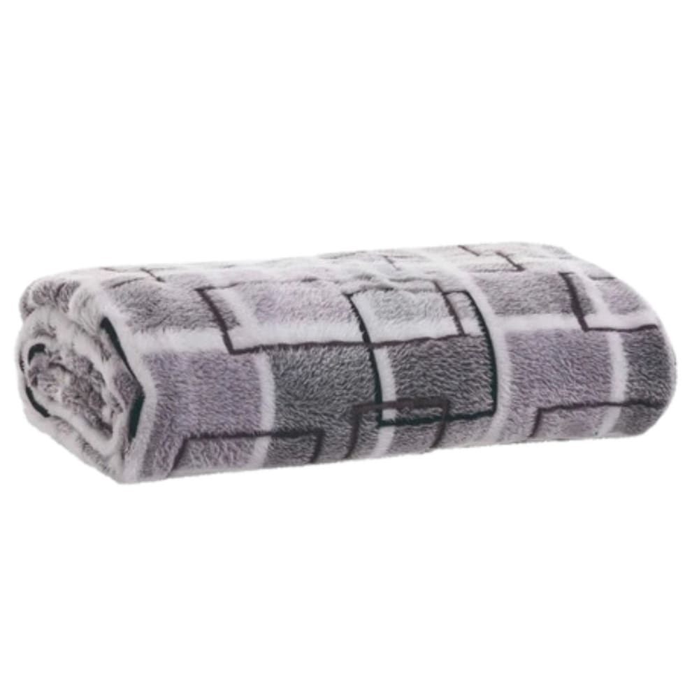 Manta Cobertor Jolitex Estampada Soft Casal 1,80 x 2,20 Flannel Sollievo com Relevo