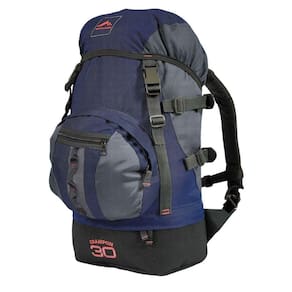 0030 - Mochila Crampon 30 - Marinho Com Cinza