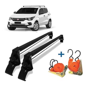 Rack Teto Bagageiro + 2 Cintas Mobi 4 Portas Ano 16/22