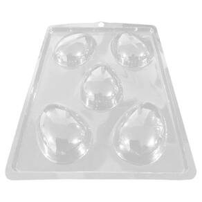 Forma de Acetato Ovo Liso - 50g - 10 Unidades