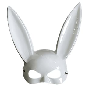 Máscara Coelho Branco para Fantasias