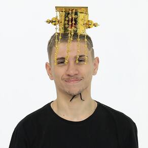 Chapéu Imperador Chinês Dourado