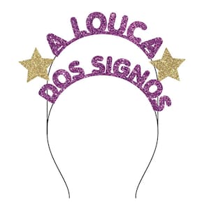 Tiara de Festa A Louca dos Signos em EVA