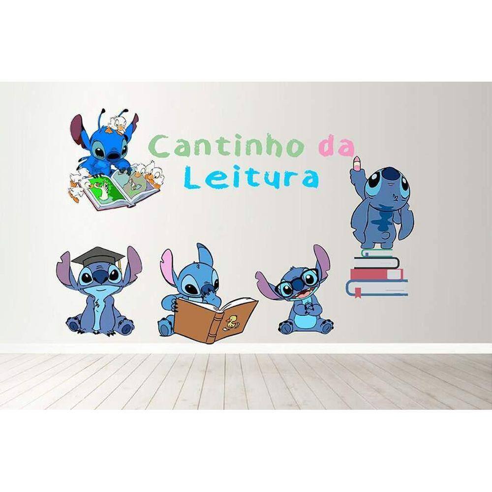 Adesivo De Parede Cantinho Da Leitura - Stitch
