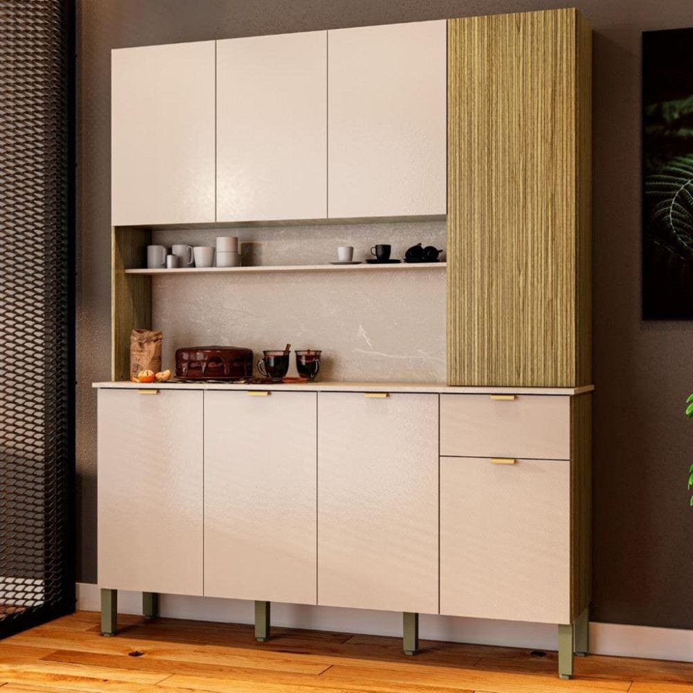 Cozinha Compacta 8 Portas 1 Gaveta Slow Kits | Ponto