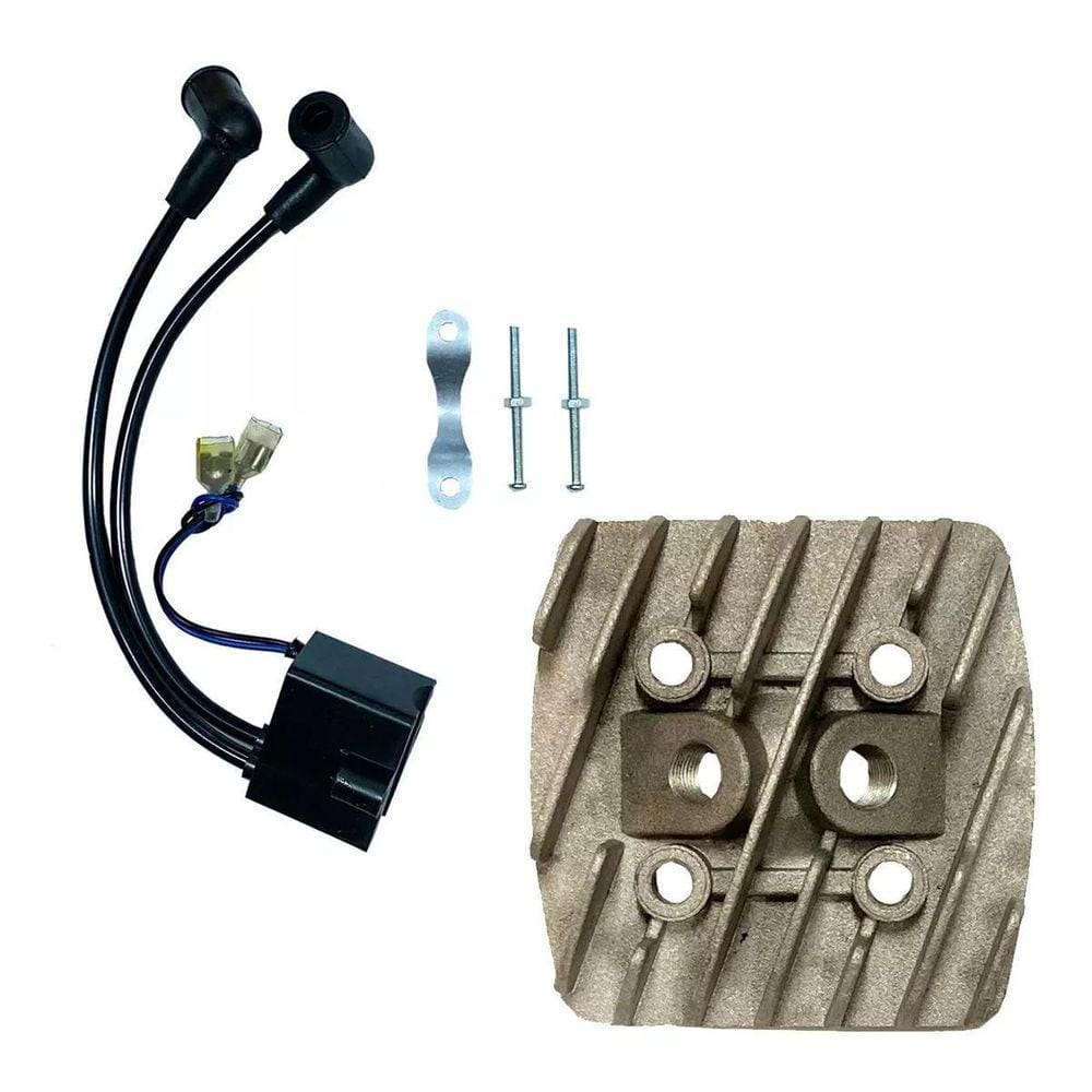 Kit Cabeçote Duas Velas + Cdi Duplo Bicicleta Motorizada