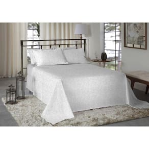 Jogo De Cama Queen Size 300 Fios Nova America - Brenda 7356