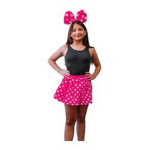 Kit Minnie Infantil com Saia e Tiara