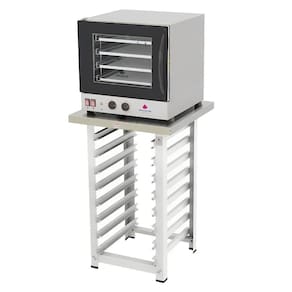 Forno Turbo Eletrico Fast Oven Prp004 G2 Preto 220V + Bancada Mes004 Progas
