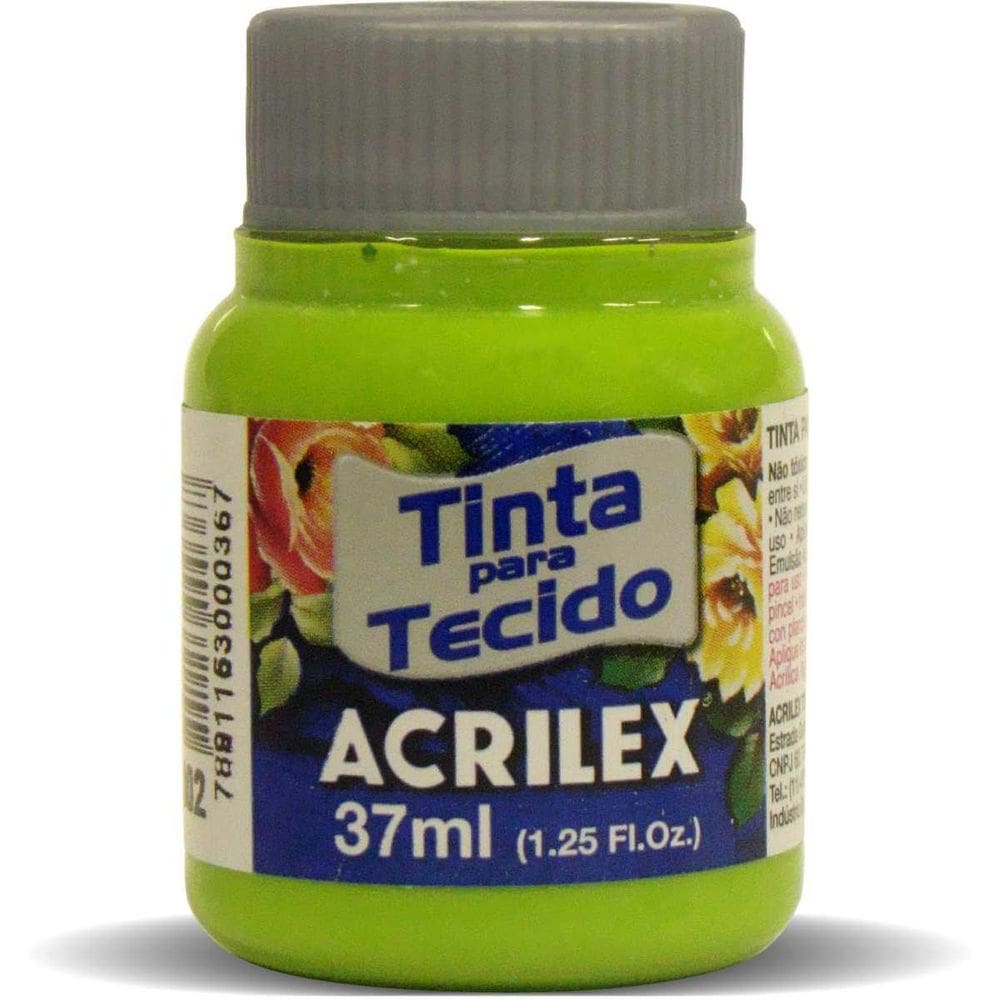Tinta Tecido Fosca 037Ml Verde Maca