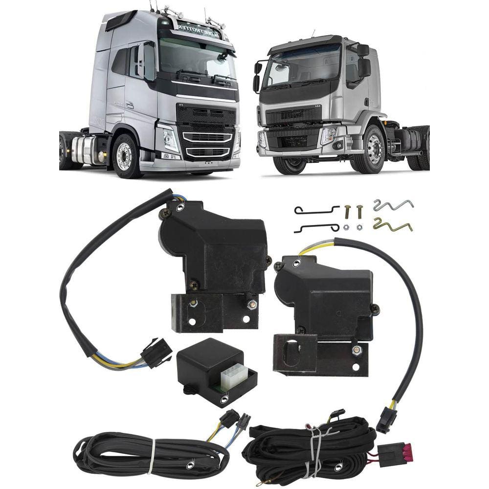 Kit Trava Elétrica Tragial Volvo Linha Vm E Fh 24V 2 Portas
