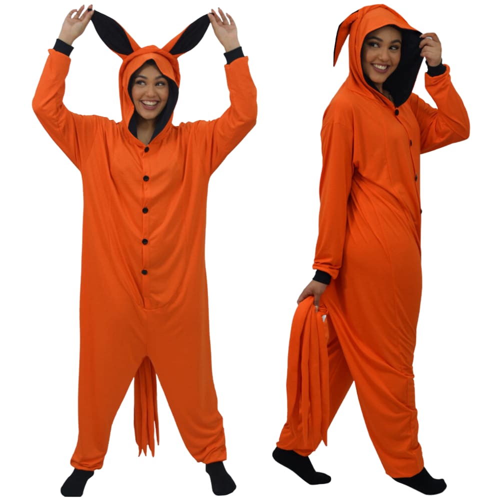Naruto Kurama 9 Caudas Kigurumi Macacão Pijama Roupa Fantasia Verão Oficial
