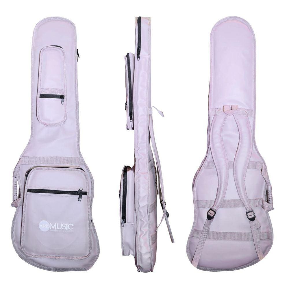 CAPA P/ BAIXO PREMIUM COURO &quot;AMS&quot; BEGE