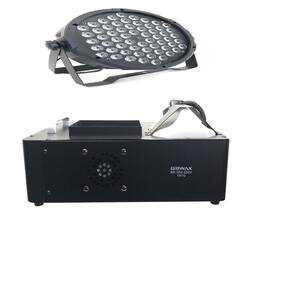 Kit Com 10 Par Led Slim 60 Led Maquina De Fumaça 1500W