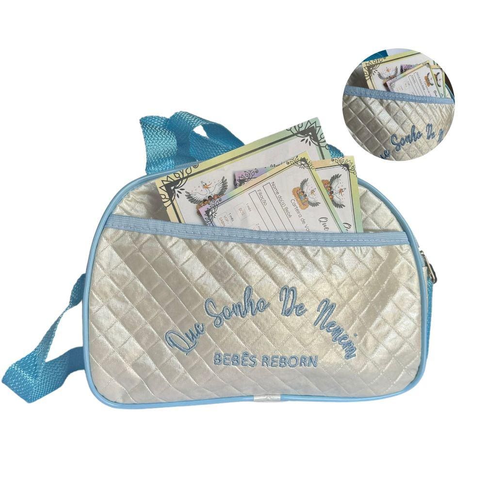 Bolsa Materinidade De Luxo Para Bebê Reborn AZ