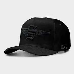 Boné Snapback OFL Glitter Preto Iniciais S