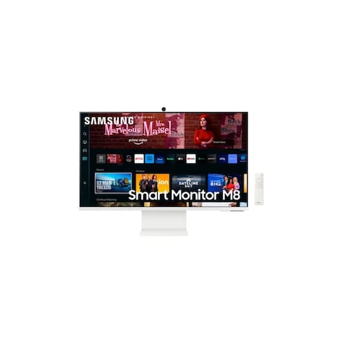 imagem-Monitor Samsung SMART M8 32" UHD 4K Plataforma Tizen, 60HZ, Wifi, HDMI, Branco - LS32CM801ULXZD