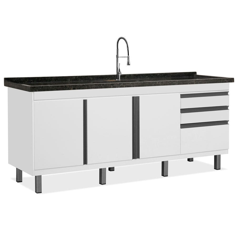 Gabinete de Cozinha Vitória para Pia de 1,94 m