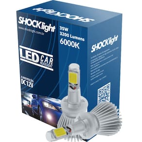 Lampada led Head Light H27 Shocklight 3200 Lumens C/ Reator