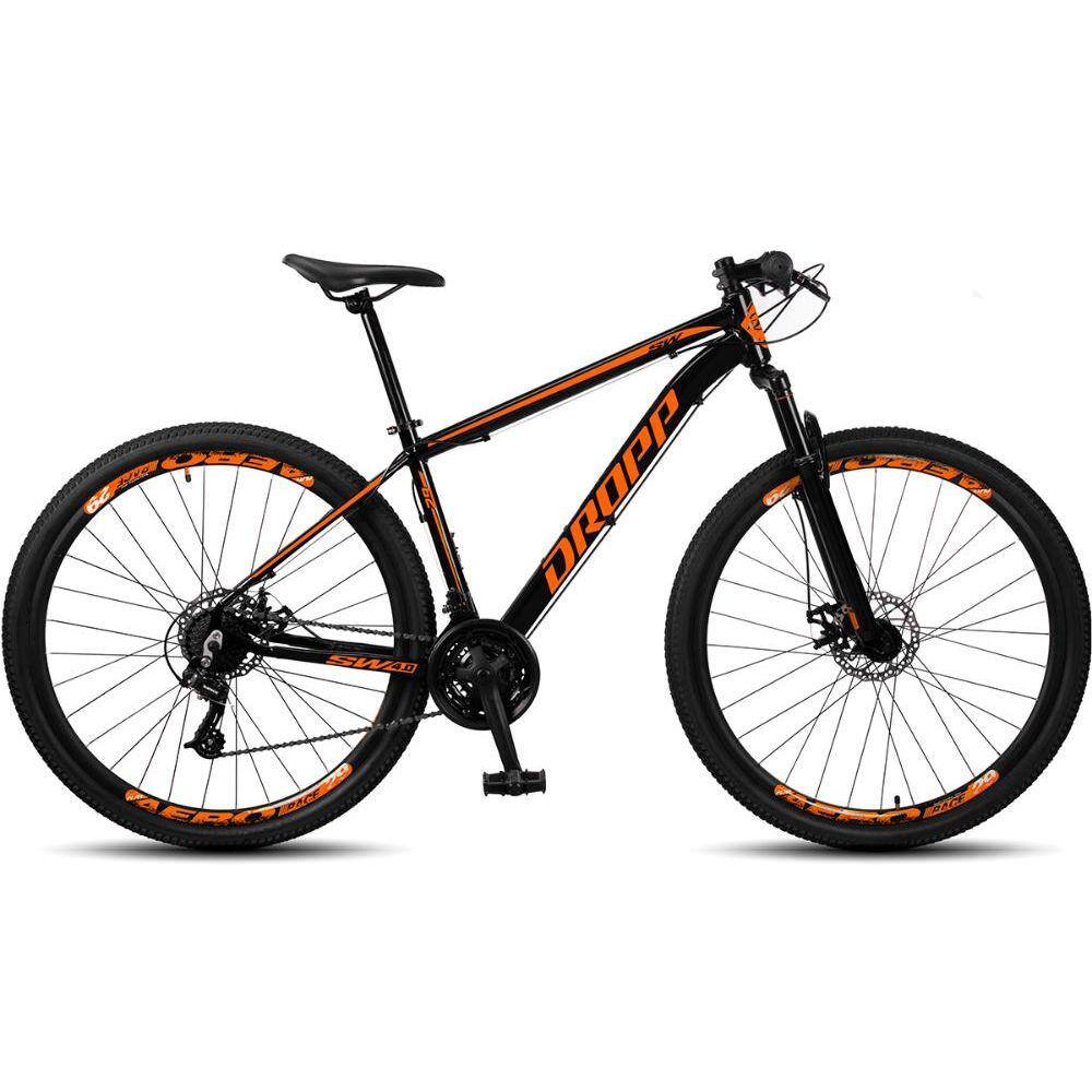Bicicleta Dropp Sw Aro 29 Susp. Dianteira 24 Marchas - Laranja/preto