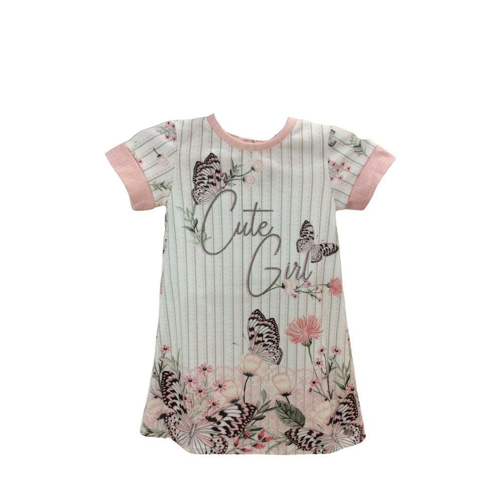 Vestido Infantil Petit Cherie Listra Borboletas tam 4