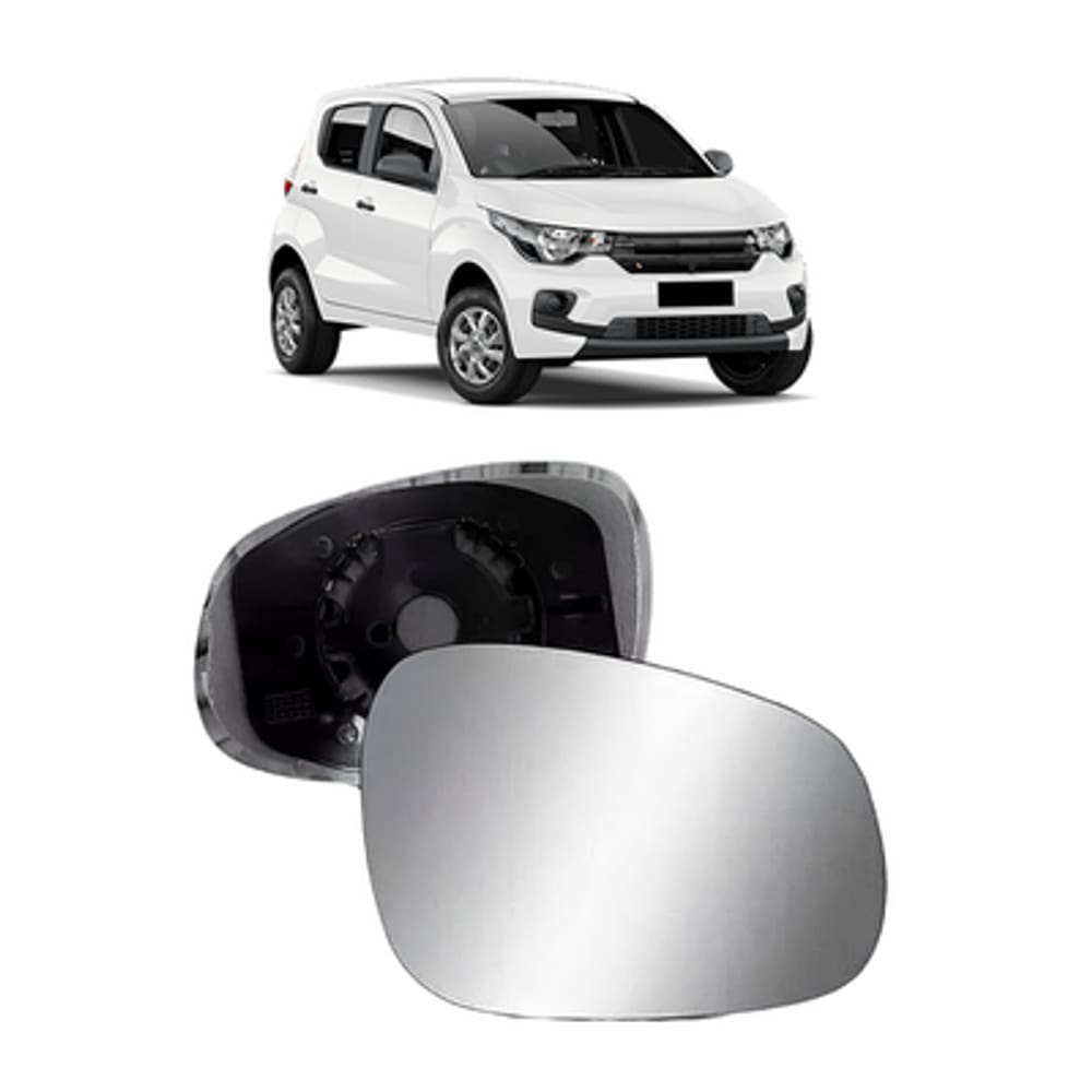 Lente Vidro Retrovisor Fiat Mobi 2017/.. Passageiro Rtym72