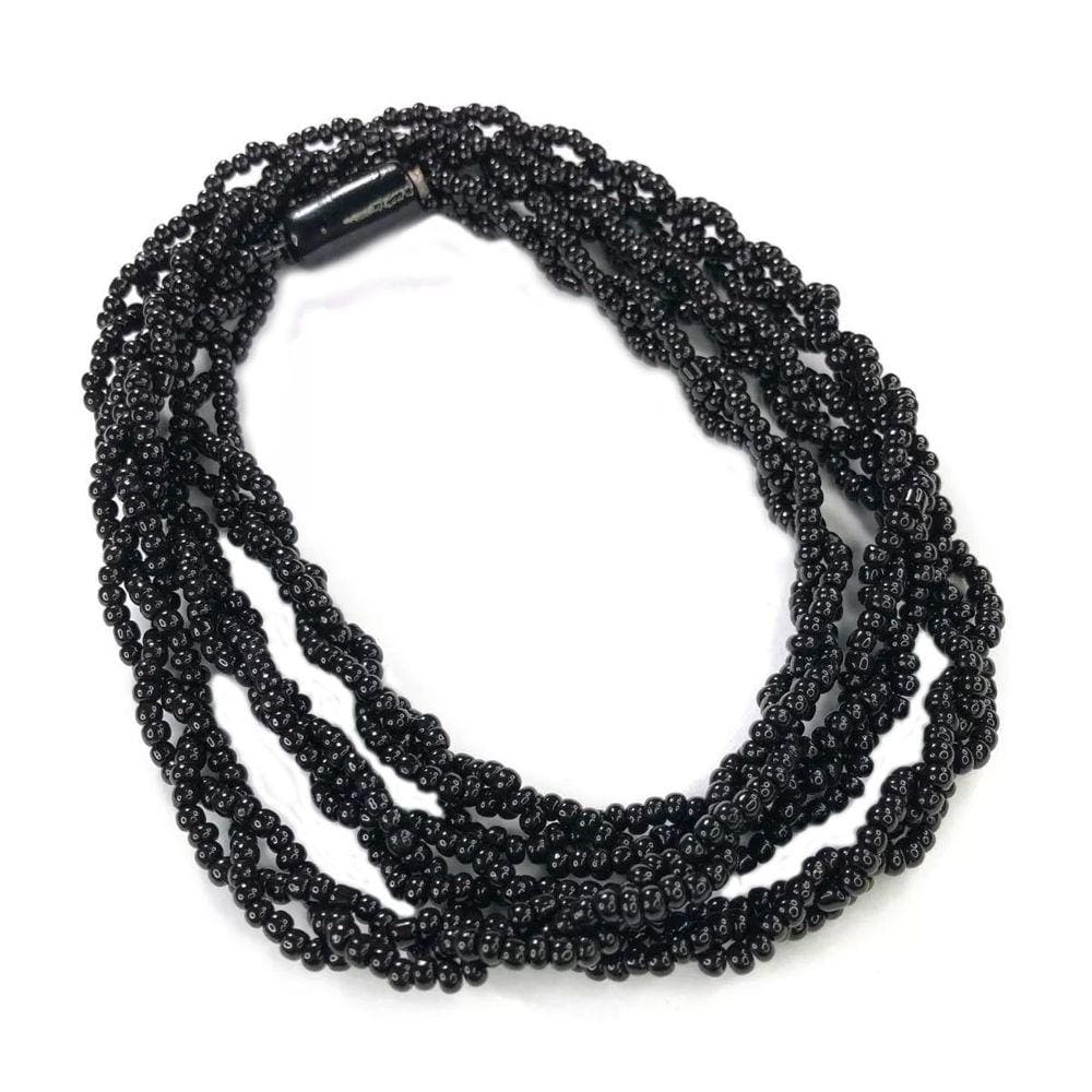 Guia Tres Fios Firma Preta Proteção Espiritual 60 cm