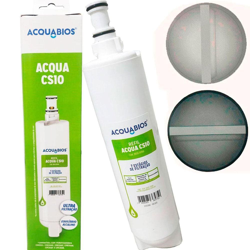 Filtro Refil Classe A Compatível Purificador Consul Cpb33