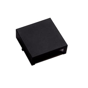 Arandela Preto 2 Focos Externa Parede Muro Ar1110