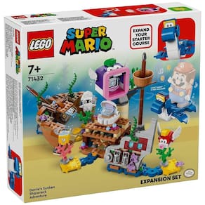 Lego Mario 71432 - Pacote De Expansão Dori E O Naufrágio