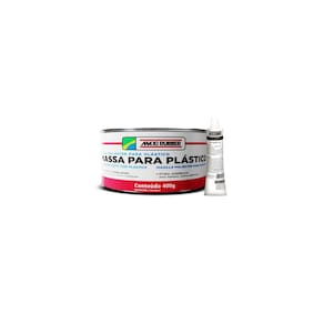 Massa Poliéster Para Plástico Automotivo Maxi Rubber 400g