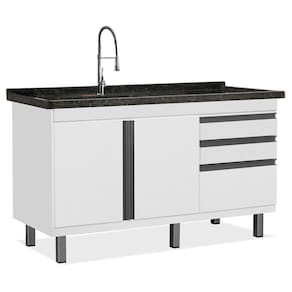 Gabinete de cozinha Vitória para pia de 1,44 m