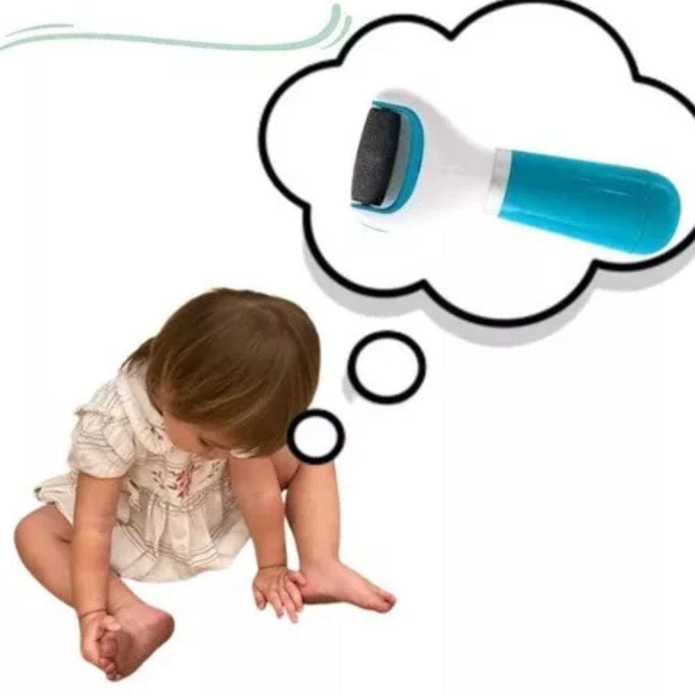 Lixa Eletrica Pes Removedor Calo Com Cabo Mega Utilidades