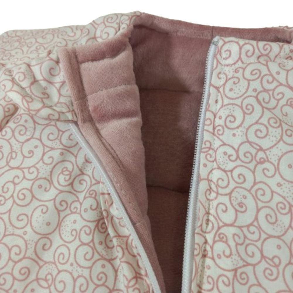 Saco De Dormir Inverno Bebê Manga Longa Dupla Face M