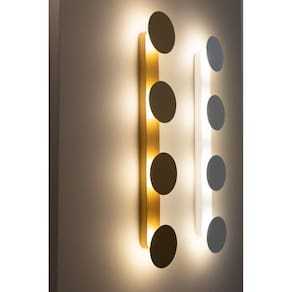 Arandela Ribalta l11cm c66cm a6cm 4xled Integrado 5w 3000k 2000lm Ip20 Dourado