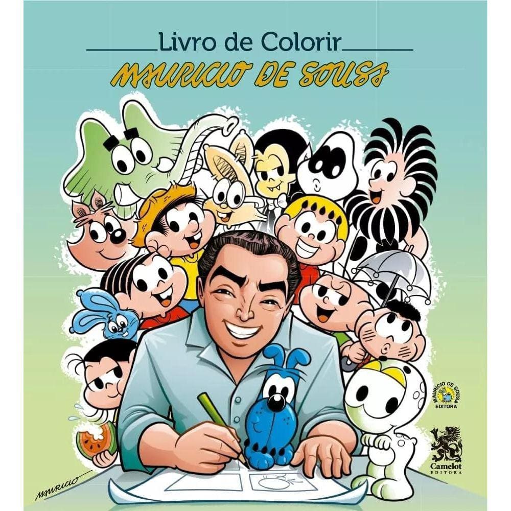 Livro De Colorir - Mauricio De Sousa