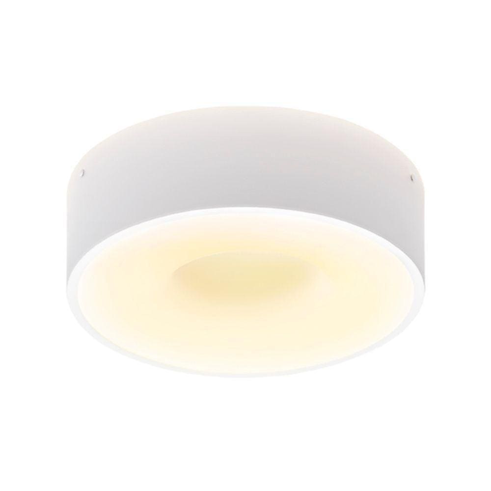Plafon Taschibra Sushi Redondo Com 4 Lâmpadas 3000k Bivolt Branco
