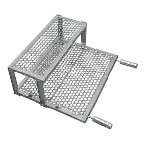 Grelha Inox Moeda Com Descanso 40X50 Reforçada Churrasco