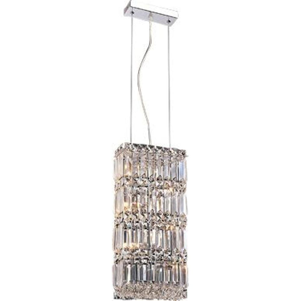 Pendente Lustre Alcmera De Cristal Para Led