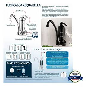 Torneira Filtro Purificador Parede Acqua Bella Lorenzetti