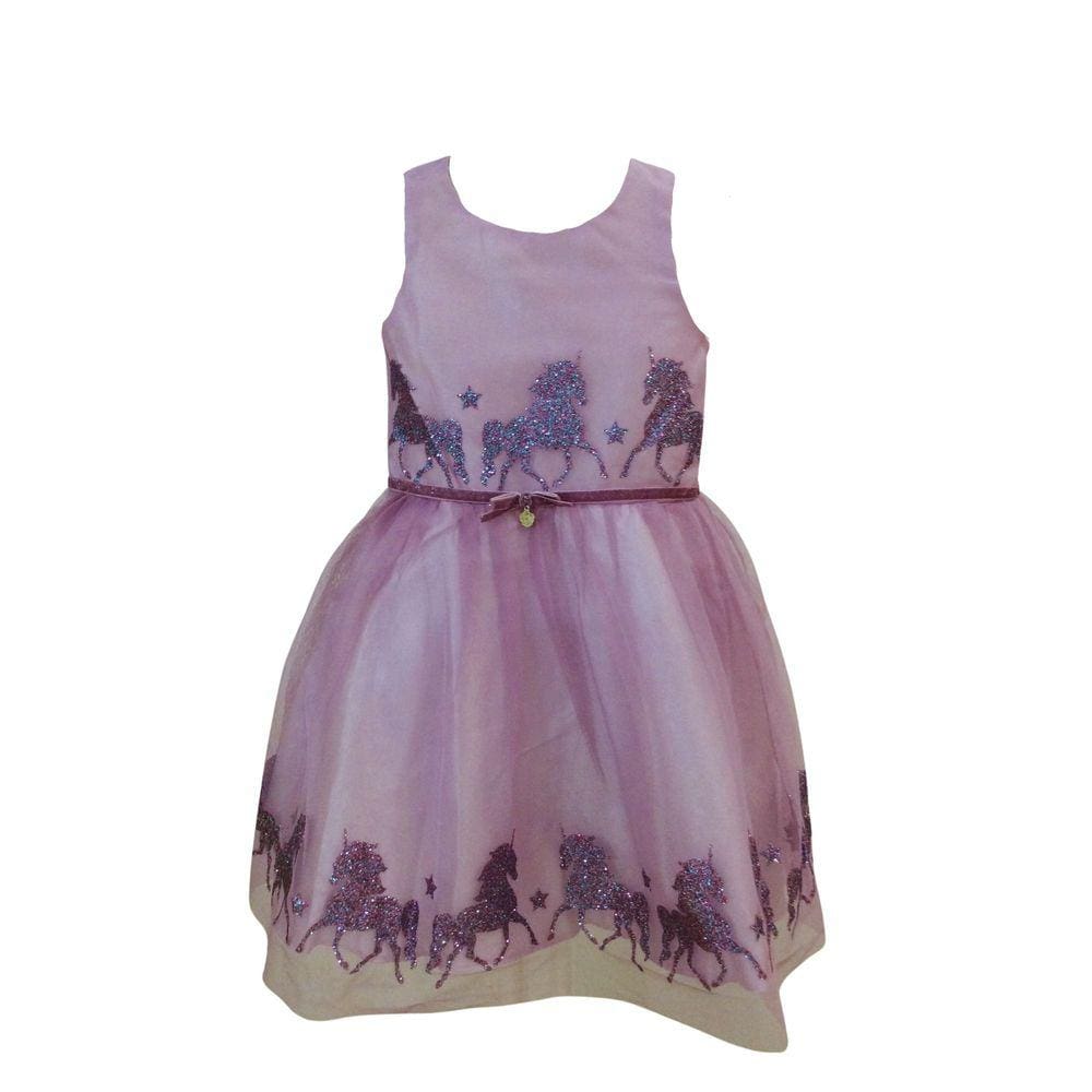 Vestido Festa Infantil Petit Cherie Luxo Lilas tam 4