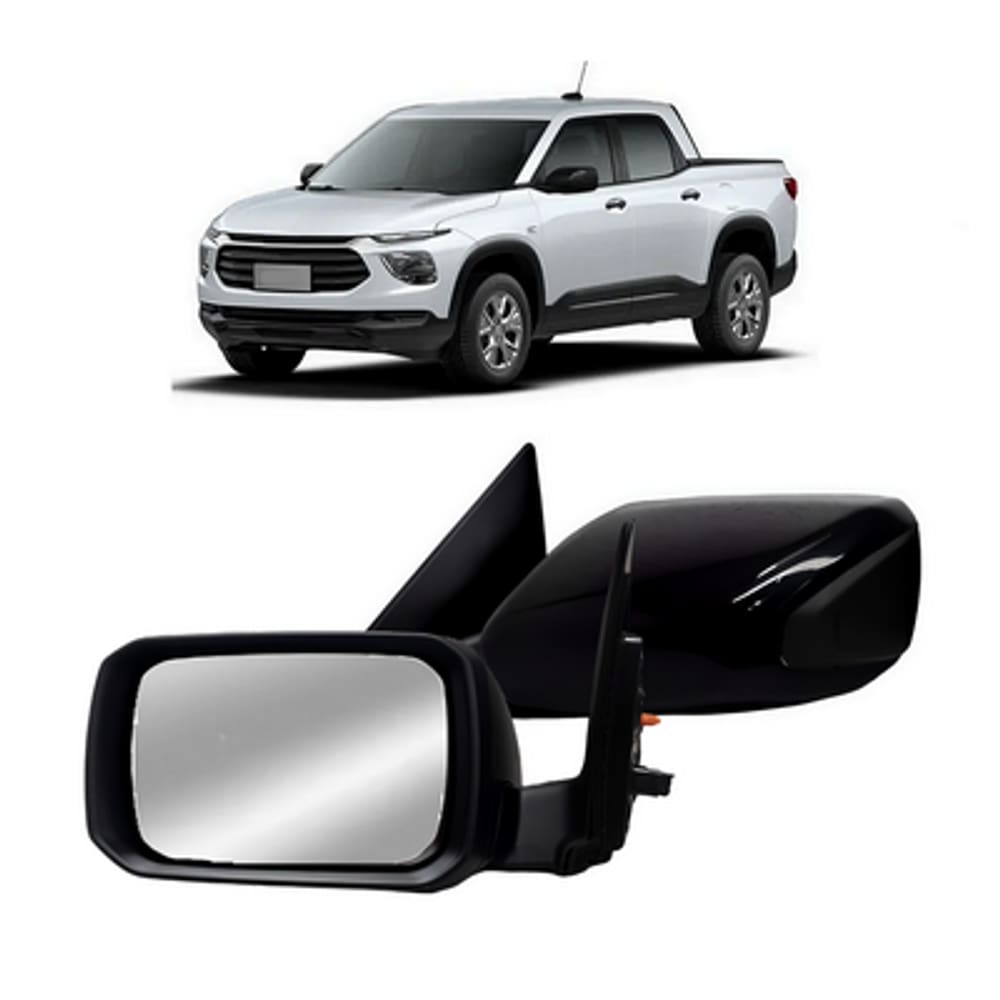 Espelho Retrovisor Montana 2023 Diante Eletrico P/ Pintar - Motorista