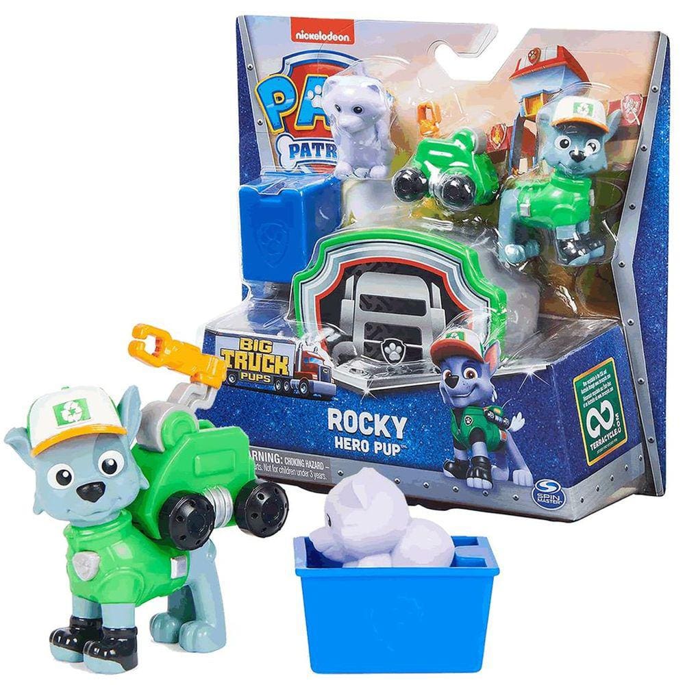 Boneco Patrulha Canina Rocky Cachorrinho Herói Sunny 3236