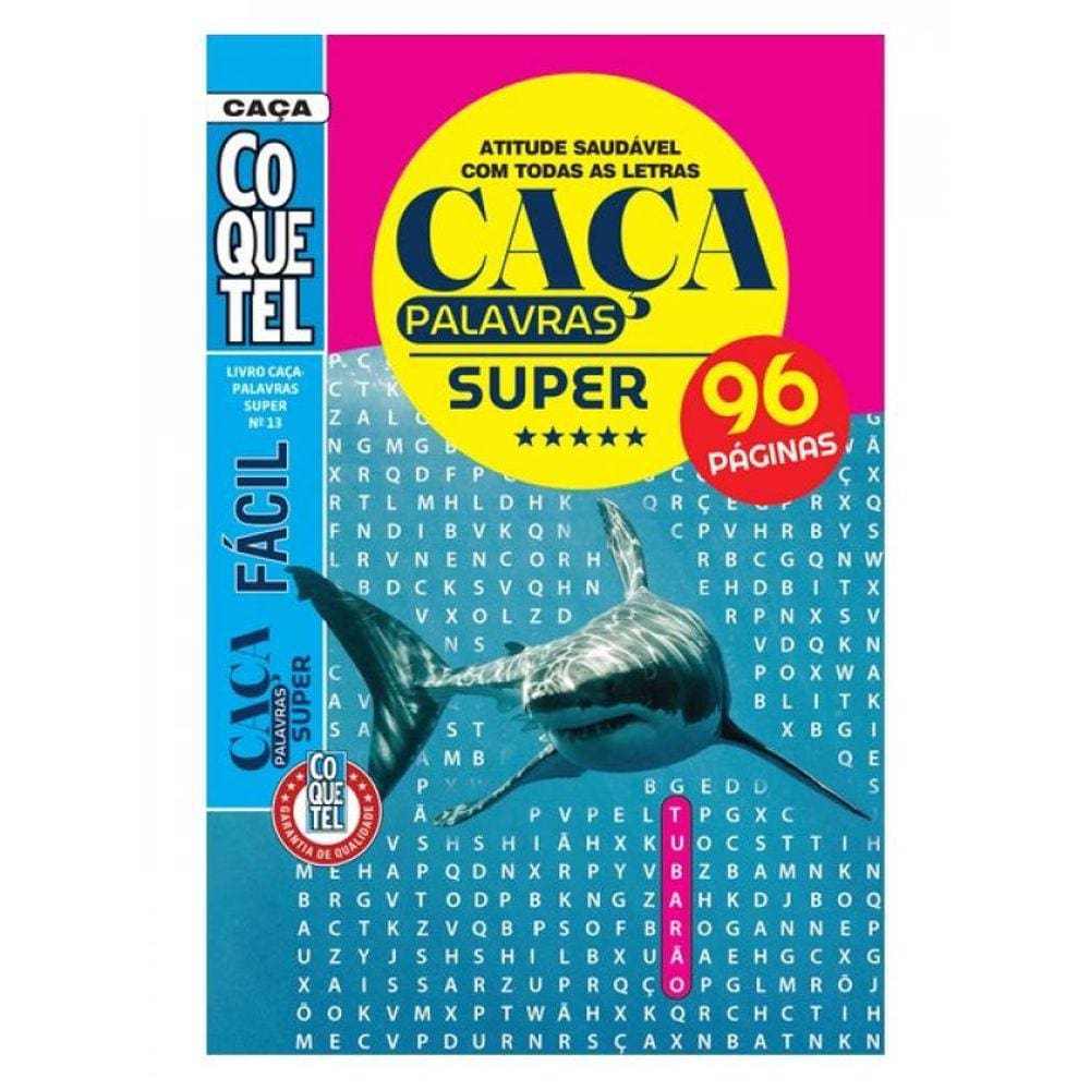 Livro Coquetel Caça Palavras Super Ed 13