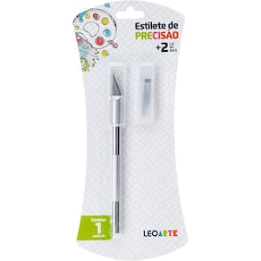 Estilete De Precisao Com 2 Laminas Extras Leoarte