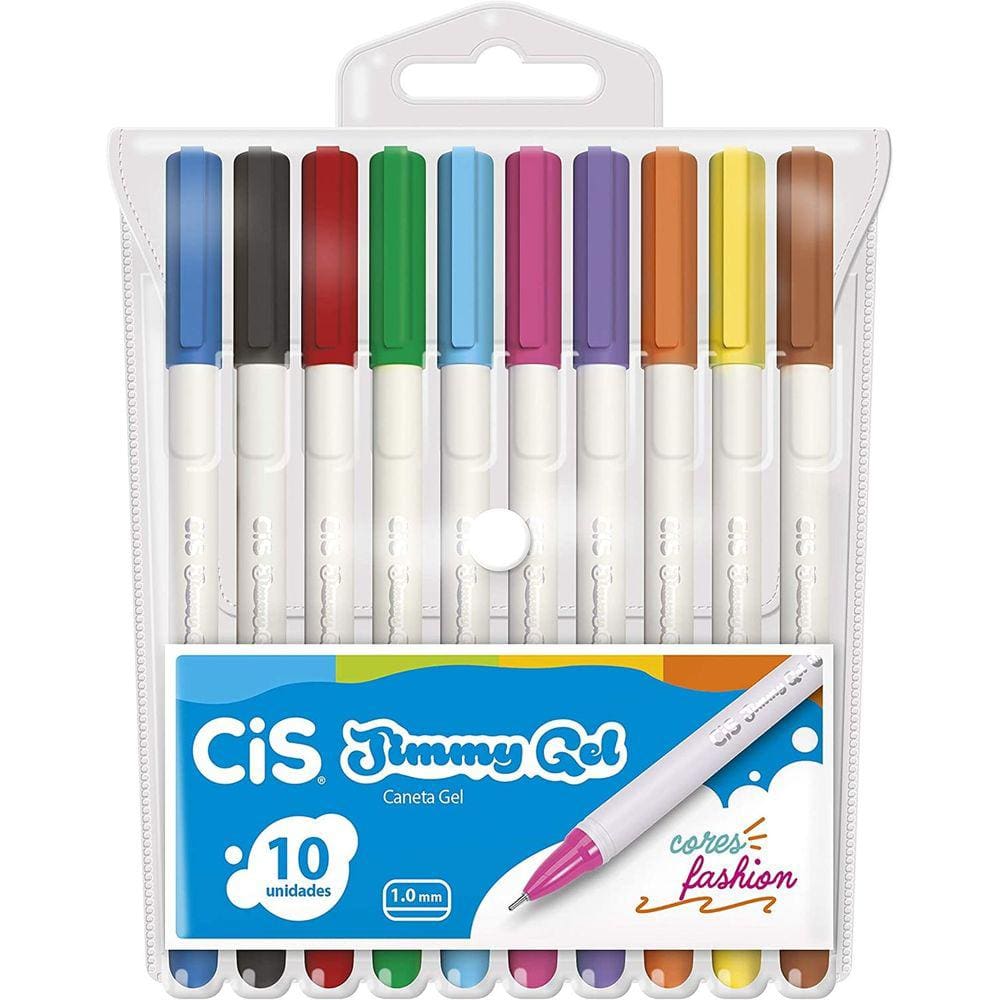 Caneta Gel Jimmy Gel 1.0mm Cis