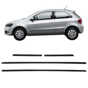 Friso Lateral Gol G6 G7 2013 A 2023 2 Portas Preto Fosco