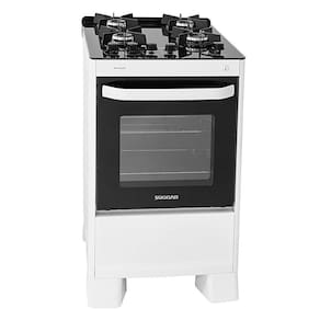 Fogão Max Glass 4 Queimadores Branco Bivolt FGVMG410BR Suggar