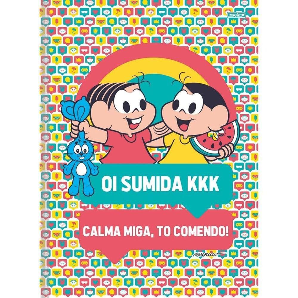 Caderno Turma Da Mônica Brochurinha 48 Fls - São Domingos
